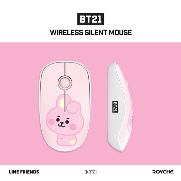 PlaySound 베이비 BT21 무선마우스 쿠키 BABYBT21 COOKY