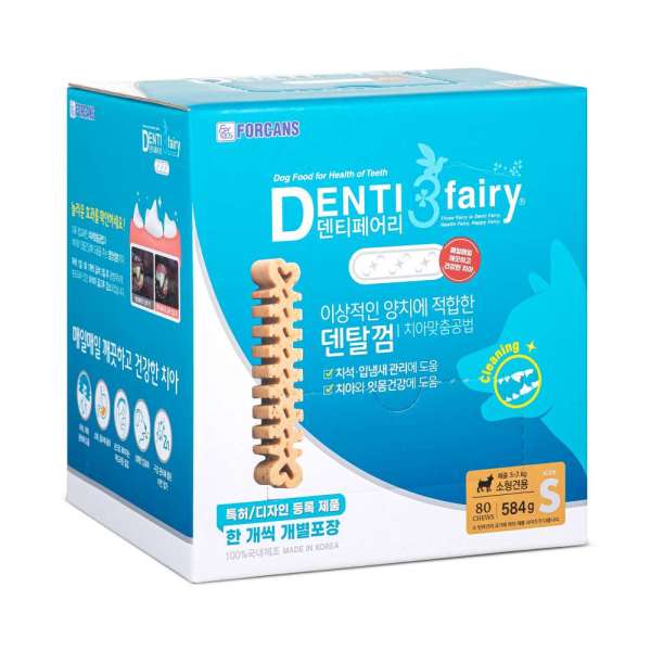 펫트리츠 덴티페어리 디스펜서 강아지 덴탈껌 S 80P - 최저가 29,000원