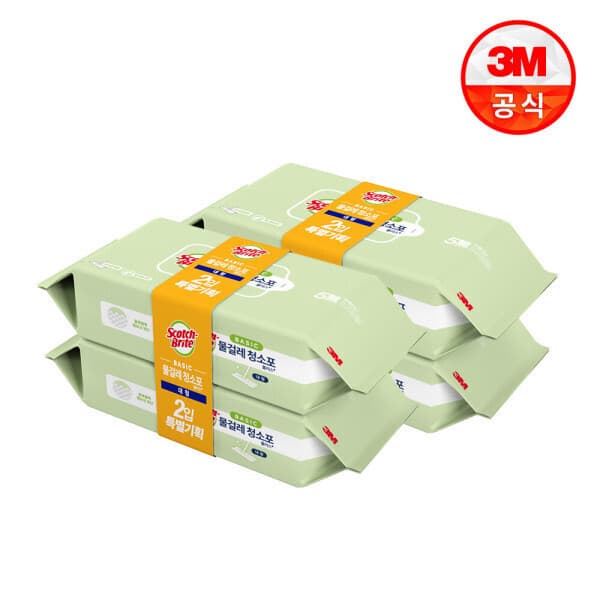 3M온라인스토어 3M 대형 베이직 물걸레 청소포 40매x4팩(총160매)