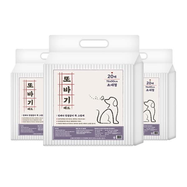 펫천국 또바기 패드 초대형 60매 강아지배변패드 - 최저가 31,640원