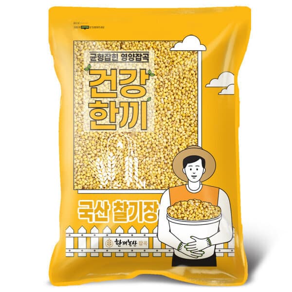 한끼농산잡곡 국산 찰기장 2kg 2026년산