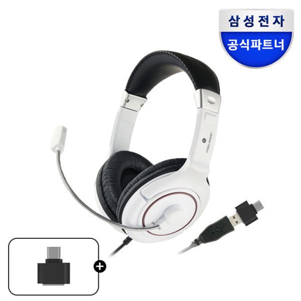 삼성액세사리 USB 스테레오 헤드셋 SHS-150UW 화이트