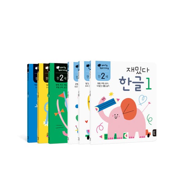 삼성북스앤토이 재밌다 한글·수학 워크북 만 2세~5세 연령별 6권 세트