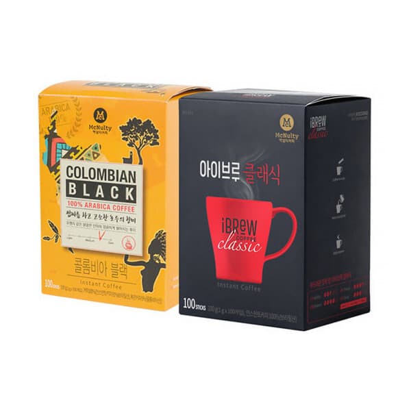 맥널티-스타배송 콜롬비아 블랙 100T + 아이브루 클래식 100T