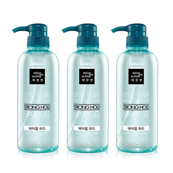 아모레퍼시픽바디헤어 미쟝센 스타일 스트롱 헤어젤 하드 500ml 3개