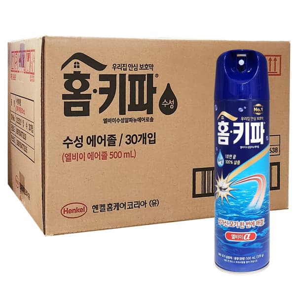 온마음샵 홈키파 엘비이수성에어졸 500ml 30개