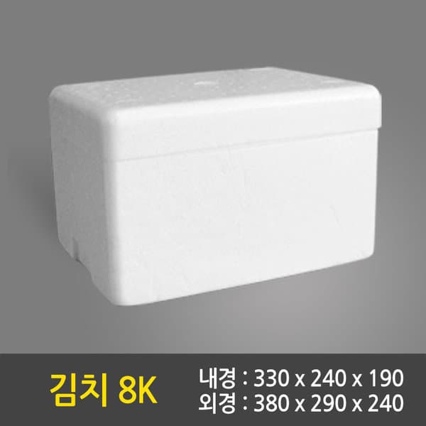 먹보의하루 스티로폼박스 아이스박스 김치8K 14개