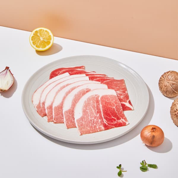 친절정육점 한돈 뒷다리살 500gX5팩 2.5kg