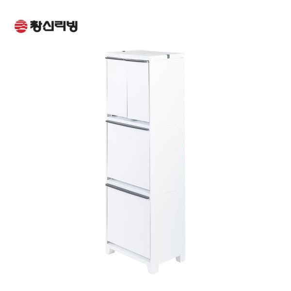 창신리빙 프랑코 스탠드 분리수거함 트윈형 3단 60L - 최저가 79,000원