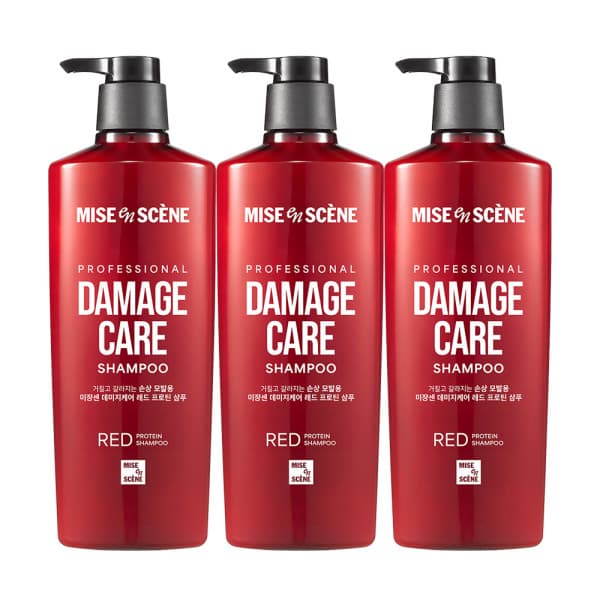 아모레퍼시픽바디헤어 미쟝센 데미지케어 레드 프로틴 샴푸 680ml 3개 - 최저가 31,300원
