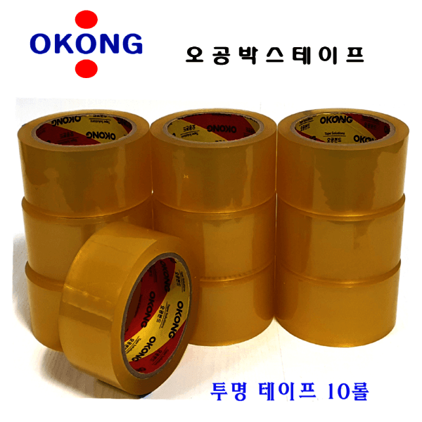 도우라이프 박스테이프 오공 투명테이프 10롤 - 최저가 14,500원