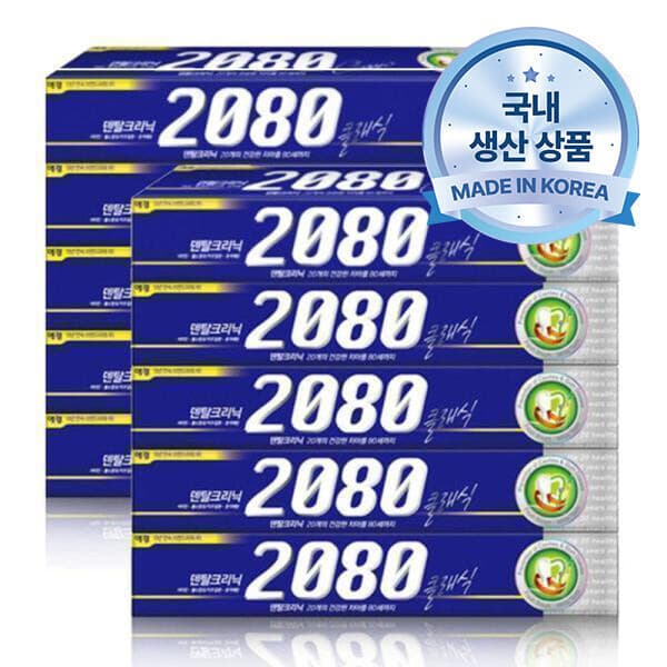애경-스타배송 2080 클래식치약 170g 5입 2개