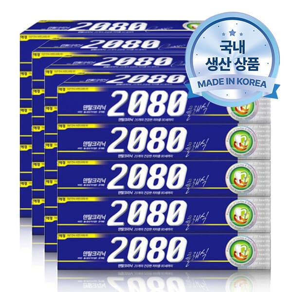 애경-스타배송 2080 클래식치약 170gx5입 4개 - 최저가 45,500원