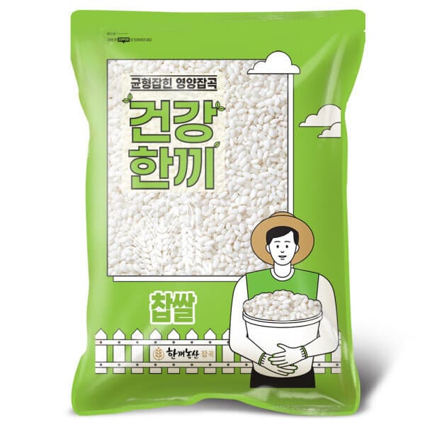 한끼농산잡곡 국산 찹쌀 5kg 2025년산 - 최저가 19,100원