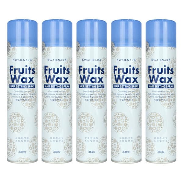 퀸스타운 과일나라 후르츠왁스 헤어셋팅 스프레이 300ml 5개 - 최저가 17,750원