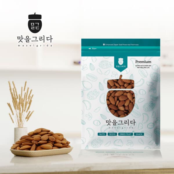 맛을그리다 볶음 아몬드 1kg 캘리포니아산