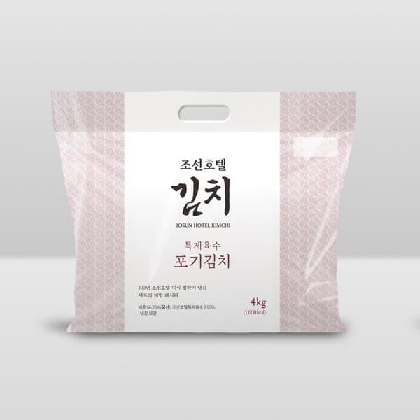 신세계몰 조선호텔 특제육수 포기김치 4kg - 최저가 37,900원