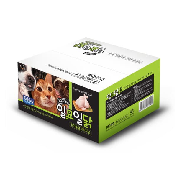 개꽁냥이 테비 일묘일닭 20g x100개 - 최저가 22,300원