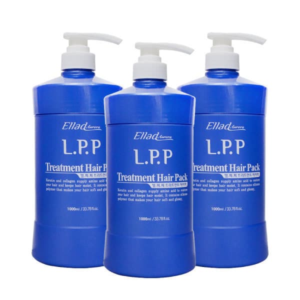 엘라드 공식스토어 오로라 LPP 트리트먼트 헤어팩 1000ml 3개