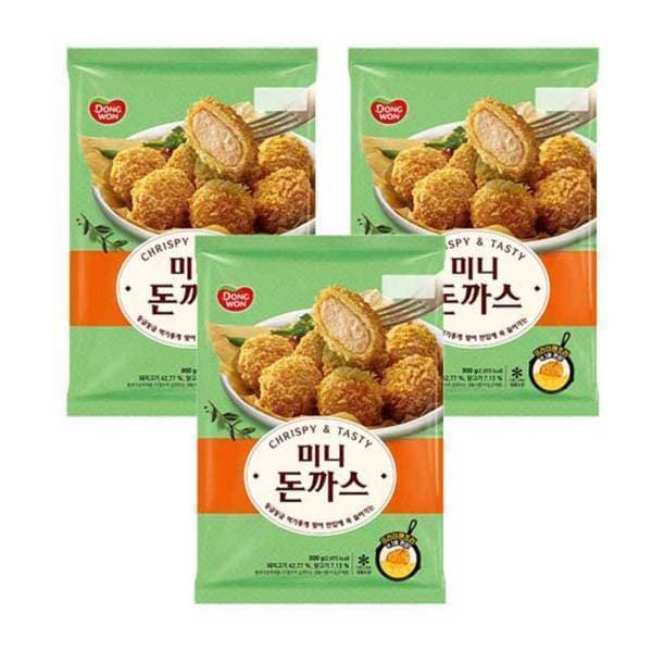 동원스타배송 미니돈까스 900g 3개