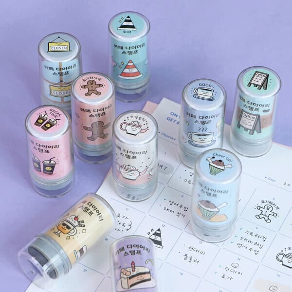 디자인스케치 아이코닉 다이어리 스탬프 - 최저가 3,360원