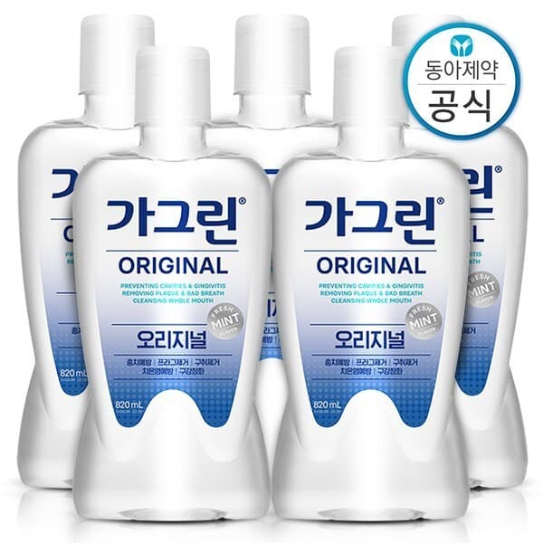 CJ온스타일 가그린 가글 820ml 5개