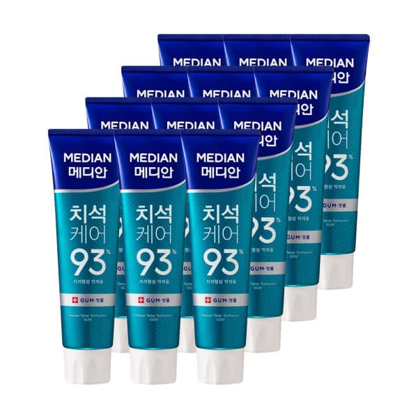 아모레퍼시픽바디헤어 메디안 치석잇몸 치약 120g 12입