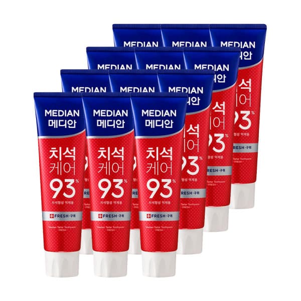 아모레퍼시픽바디헤어 메디안 치석구취 치약 120g 3입 4세트 - 최저가 31,800원