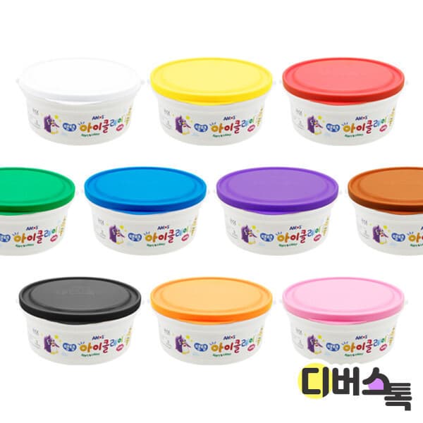 디버스톡 아모스 아이클레이 낱색 400g 10색상