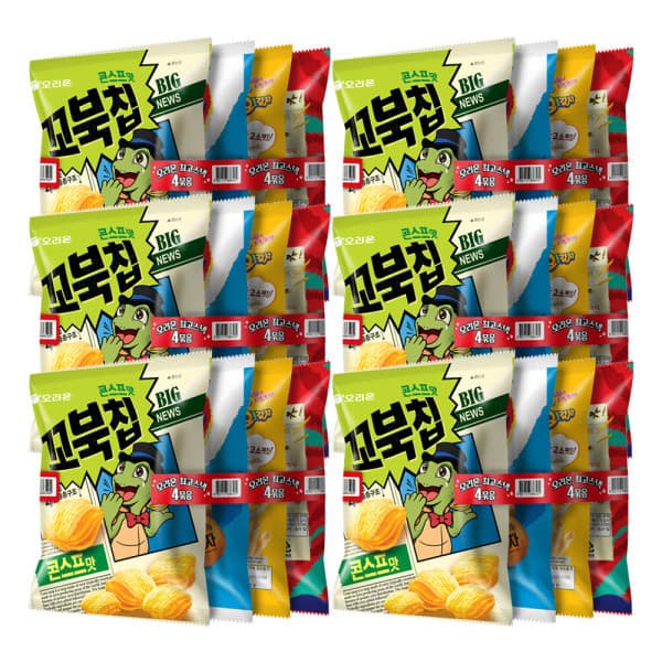 오리온-스타배송 오리온 최고스낵 4묶음 170gx6개