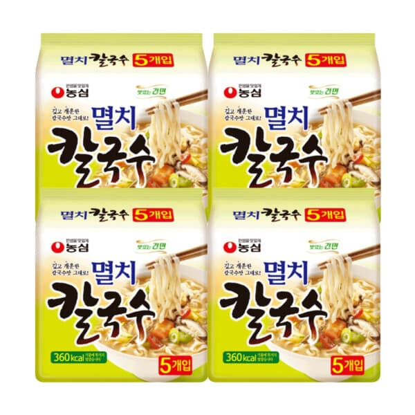농심-스타배송 멸치칼국수 98g 5입X4개(20개)