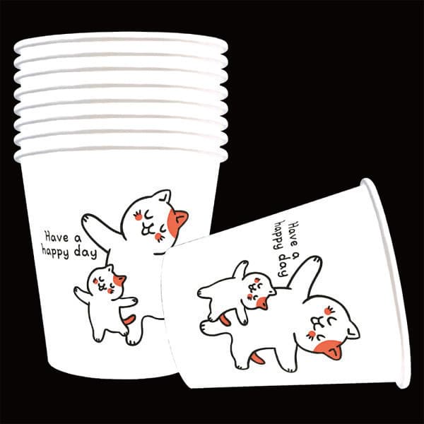페이퍼맥스 페이퍼맥스 고양이 종이컵 2000개/1박스