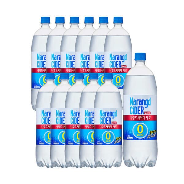 동아오츠카-스타배송 나랑드사이다 제로 1.5L x 12PET