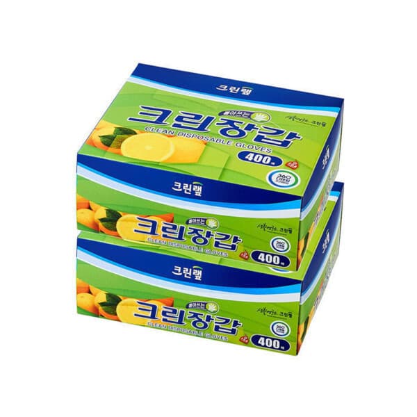 크린랩_본사직영몰 크린랩 대용량 크린장갑 400매 1+1 - 최저가 28,400원