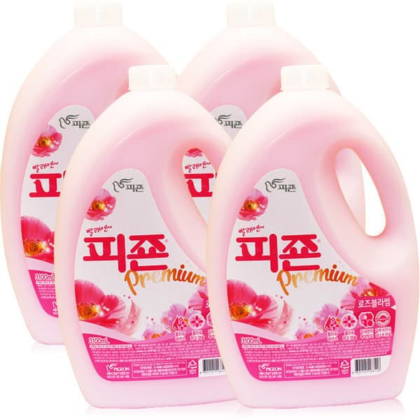 킹콩365 피죤 핑크 3100ml x 4개 섬유유연제