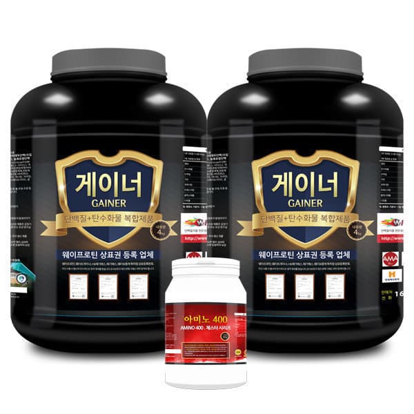 웨이테크 게이너 단백질 헬스보충제 4kg 2통