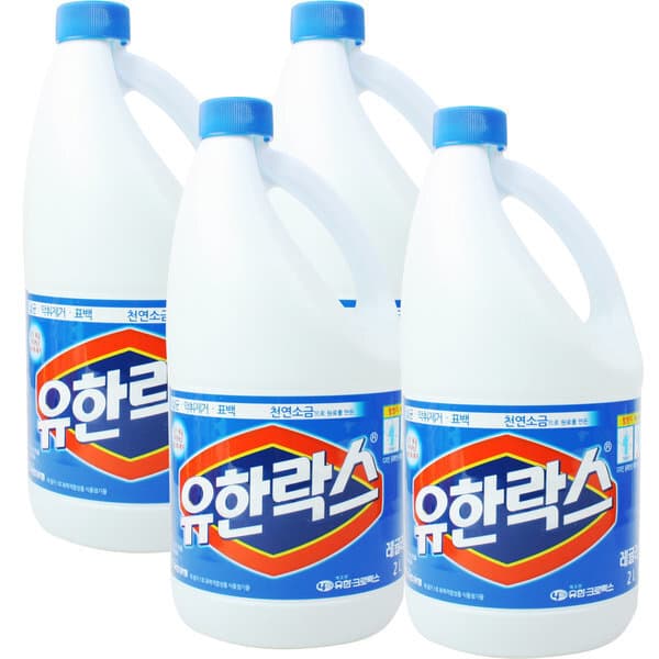 「미모사몰」 유한락스 레귤러 2L x4개
