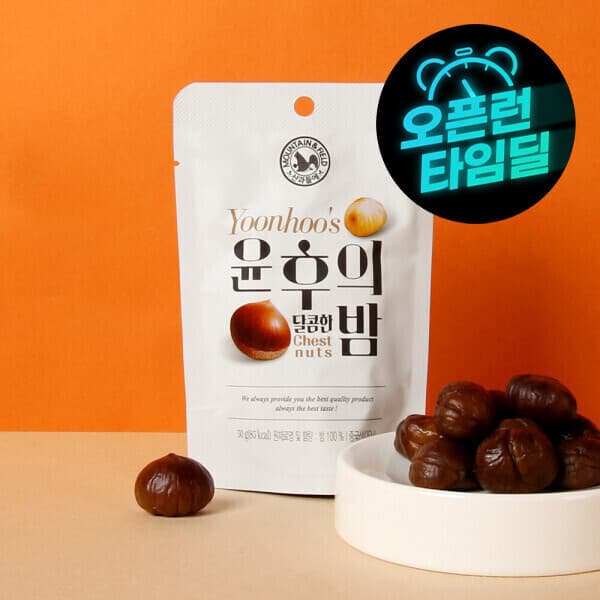 (주)산과들에 윤후의달밤 맛밤 50g x24봉 (1200g)
