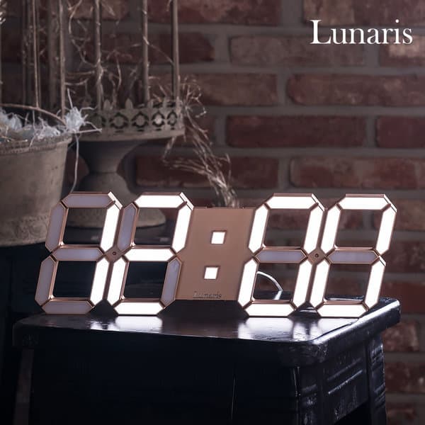 플랜에코 3D LED 벽시계 38cm 골드 - 최저가 135,000원