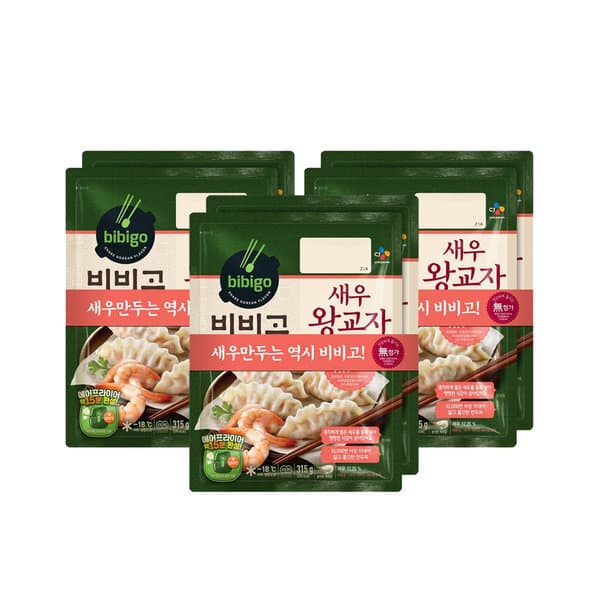 CJ제일제당스타배송 비비고 새우왕교자 315g x2 3개