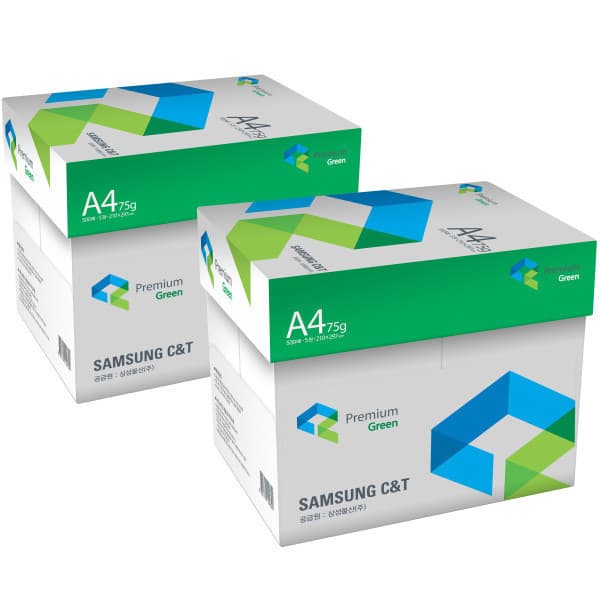 페이퍼프랜드 삼성 그린 A4용지 75g 5000매
