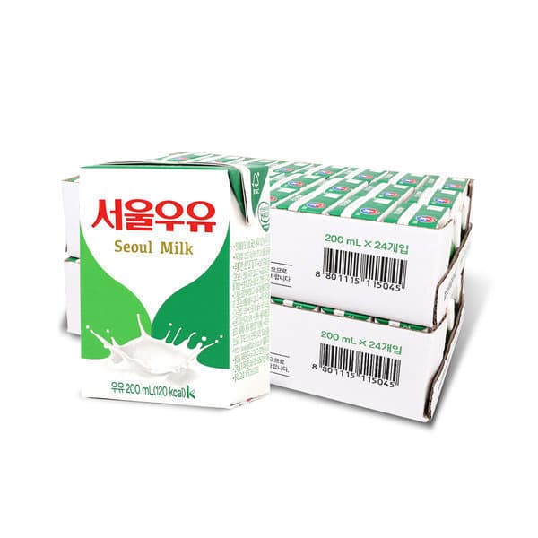 서울우유-스타배송 서울우유 멸균우유 200ml 24입 2박스