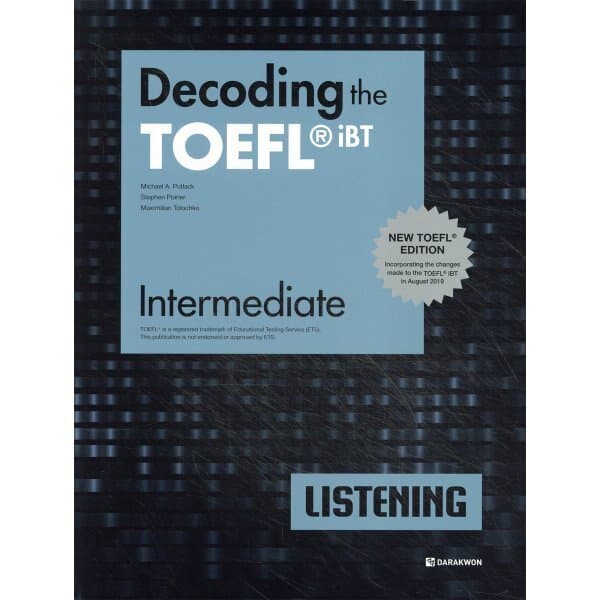 예스24도서 Decoding the TOEFL iBT LISTENING Intermediate