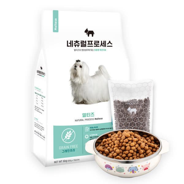 쿠키펫 네츄럴프로세스 그레인프리 말티즈 6kg