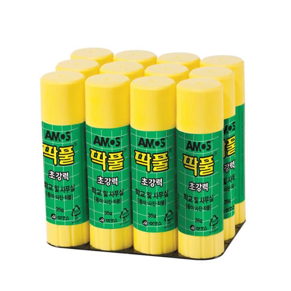 아모스공식스토어 딱풀 35g 12개입