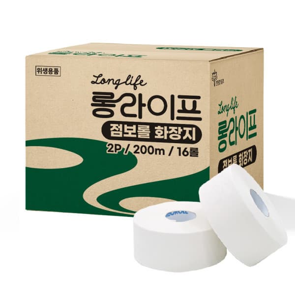 페이퍼스토리market 롱라이프 경제적 점보롤 화장지 16롤 200m - 최저가 26,900원