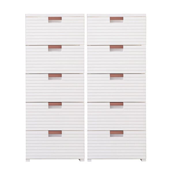 (주)에버원 LINE 클래식 5단 플라스틱 서랍장 - 최저가 105,900원