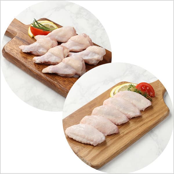풀토래몰 풀토래 냉장 닭봉1kg+닭윙1kg 세트 국내산 - 최저가 24,500원