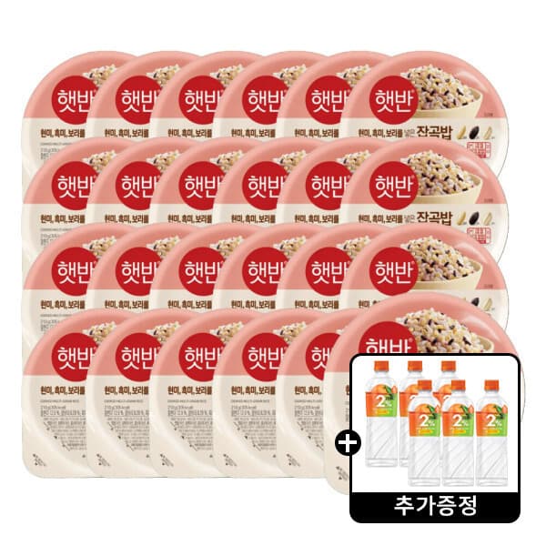 CJ제일제당-스타배송 햇반 매일 잡곡밥 210g 24개