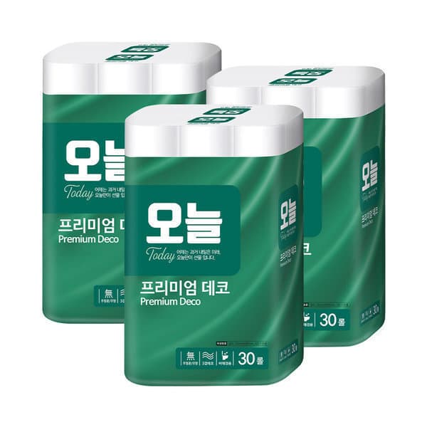 현대제지공식 무형광 3겹 30M 30롤 3개 화장지 - 최저가 32,900원